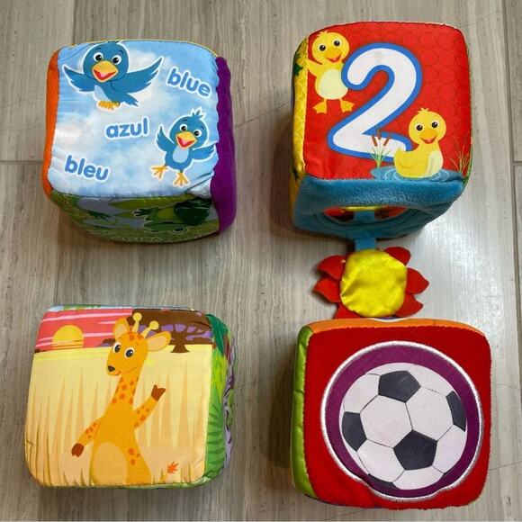 Lamaze Rings Baby Einstein Soft Blocks Stackable Development Toys Baby Lot of 2 - Picture 3 of 12